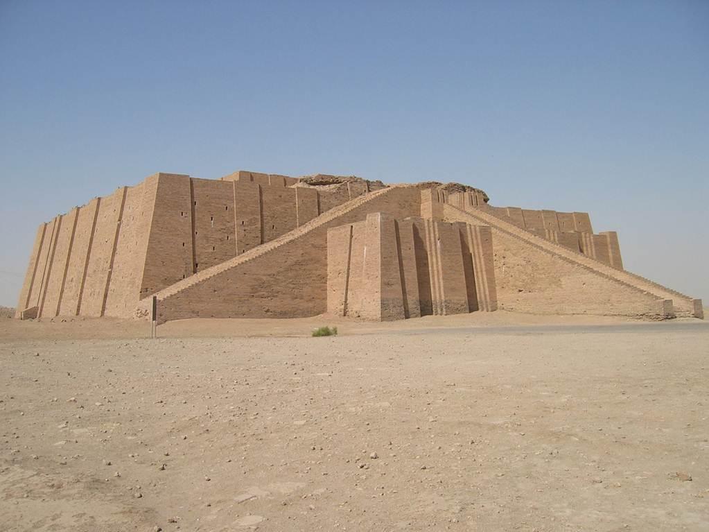Ziggarut built by King Ur-Nammu who dedicated it in honour of Nanna, c. 2000 BC.
